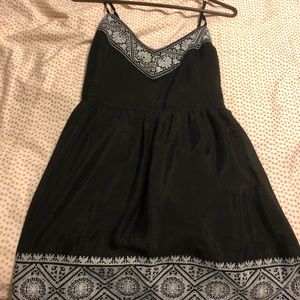 Black mini sun dress